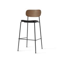 MENU Co Bar Chair, Black Steel | Dark Stained Oak / Dakar 0842
