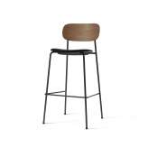 MENU Co Bar Chair, Black Steel | Dark Stained Oak / Dakar 0842