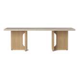 MENU Androgyne Lounge Table, Natural Oak | Kunis Breccia