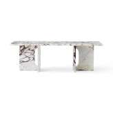 MENU Androgyn Lounge Table, Calacatta Viola Marble | Calacatta Viola Marble