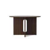MENU Androgyn Dining Table, Ø120, Dark Stained Oak