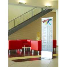 Meng Informationstechnik Poster stand glass TMV