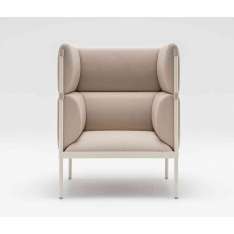 MDD Stilt armchair with high back