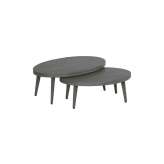 MBM Orlando Iconic | Loungetable Iconic Stone Grey Two Table Seat