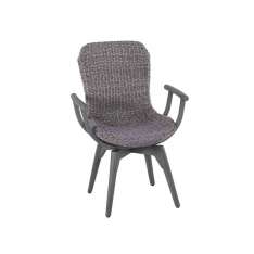 MBM Orlando Iconic | Arm Chair Orlando Twist Oyster Stone Grey