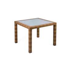 MBM Bellini | Table Bellini Tobacco 90X90 With Glass Top
