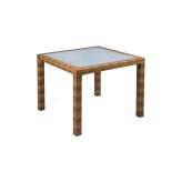 MBM Bellini | Table Bellini Tobacco 90X90 With Glass Top