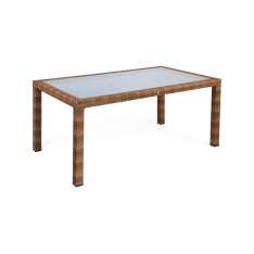 MBM Bellini | Table Bellini Tobacco 90X160 With Glass Top