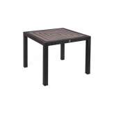 MBM Bellini | Table Bellini Mocca 90X90 With Resysta Top Siam