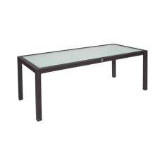 MBM Bellini | Table Bellini Mocca 90X160 With Glas Top