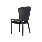 Mater Shell Dining Chair - Dunes Anthrazit - Black Oak