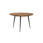 Mater Disc side Table - Jungle Brown Marble - Small