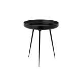 Mater Bowl Table - Partly Recycled Aluminium - Black
