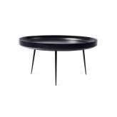 Mater Bowl Table - Black Stained Mango Wood- XL