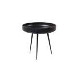Mater Bowl Table - Black Stained Mango Wood- S