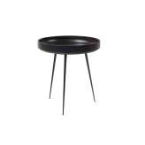 Mater Bowl Table - Black Stained Mango Wood- M