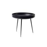 Mater Bowl Table - Black Stained Mango Wood- L