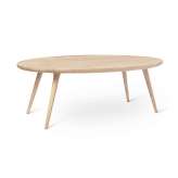 Mater Accent Oval Lounge - Mat Lacquered Oak