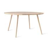 Mater Accent Dining Table - Mat Lacquered Oak - Ø140