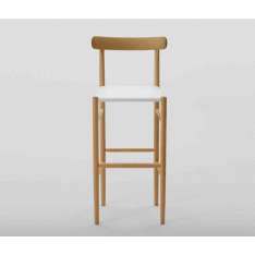 MARUNI Lightwood Bar stool High (Mesh seat)