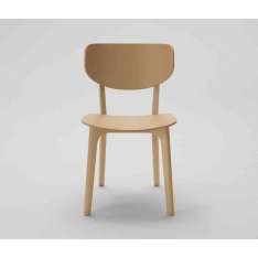 MARUNI Roundish Chair (Wooden seat)