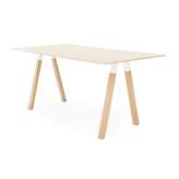 Martela Frankie conference table high wooden A-leg 110cm wood