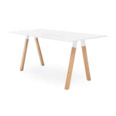 Martela Frankie conference table high wooden A-leg 110cm