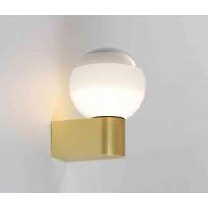Marset Dipping Light A1-13 Off White-Brushed Brass