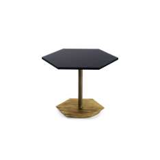 Marioni Ted | Low Side Table With Glass Top