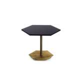 Marioni Ted | Low Side Table With Glass Top