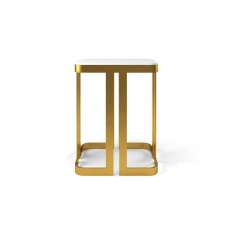 Marioni Clark | Side Table With Glass Top