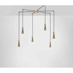 Marc Wood Studio Cone 6 Piece Cluster (Wide) - Lamp