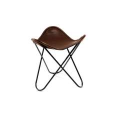 Manufakturplus Hardoy | Stool Organic Buffalo Leather