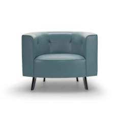 MALERBA Black & More | Oval arm chair