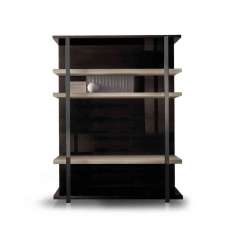 MALERBA Perfect Time | Bookcase designed to accept flatscreen TV
