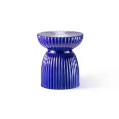 Maison Dada DU ROY | Ceramic Stool | Indigo Blue
