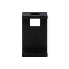 Magazin® Tete | Candlestick 1, black-lacquered