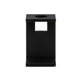 Magazin® Tete | Candlestick 1, black-lacquered