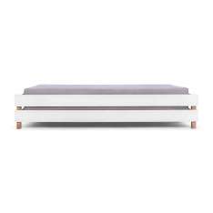 Magazin® Stiege | Bed, stackable white / ash