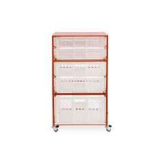 Magazin® Stellage | Shelving System, red orange RAL 2001