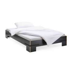 Magazin® Gurtbett | Bed black, black straps
