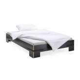 Magazin® Gurtbett | Bed black, black straps