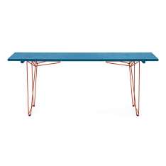 Magazin® BTB | Table and Bench, tabletop Light blue RAL 5012