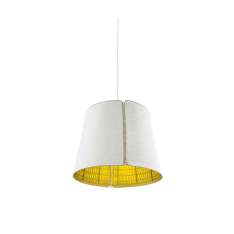 Ligne Roset Pharaoh | Suspended Ceiling Light Ecru / Gold