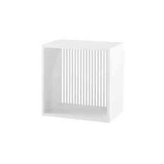 Ligne Roset Persienne | Storage Module White Lacquer Horizontal / Vertical Stripes