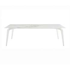 Ligne Roset Odessa | Rectangular Dining Table White Lacquered Base