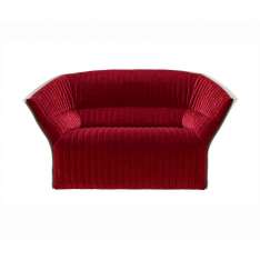 Ligne Roset Moel 2 | Small Settee - New Quilting Low Back Exterior Of Back In Felt