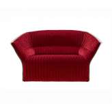 Ligne Roset Moel 2 | Small Settee - New Quilting Low Back Exterior Of Back In Felt