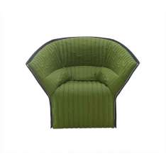 Ligne Roset Moel 2 | Armchair - New Quilting Low Back Exterior Of Back In Felt