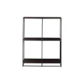 Ligne Roset La Bibliotheque Fil | Shelving Unit - H 88 1 Module Chocolat Lacquer